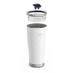 24oz ICON™ TUMBLER WITH SLIDE LOCK LID - WHITE STARS